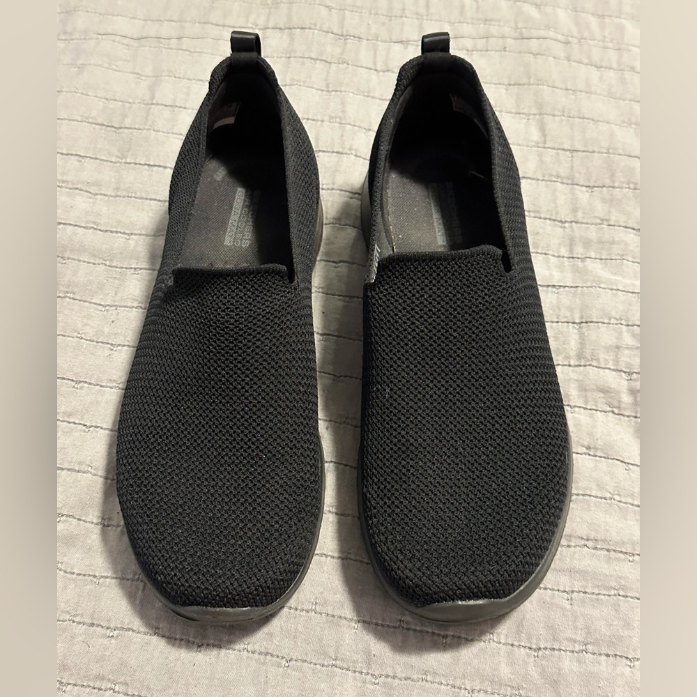 Skechers air cooled Goga mat Black Slip-On Sneakers